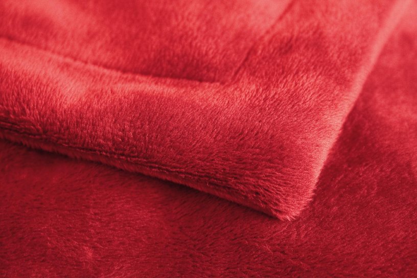 Sitzsack Samt Feuer-Rot