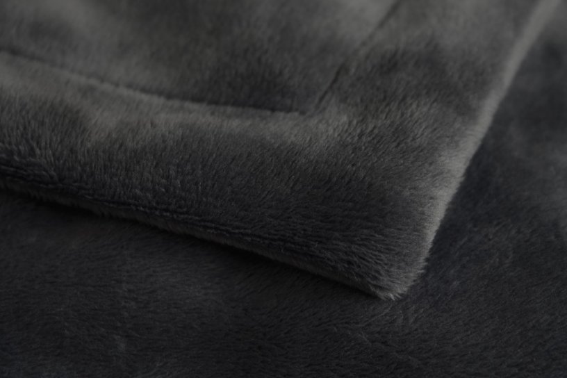 Sitzsack Samt Mitternachts-Schwarz