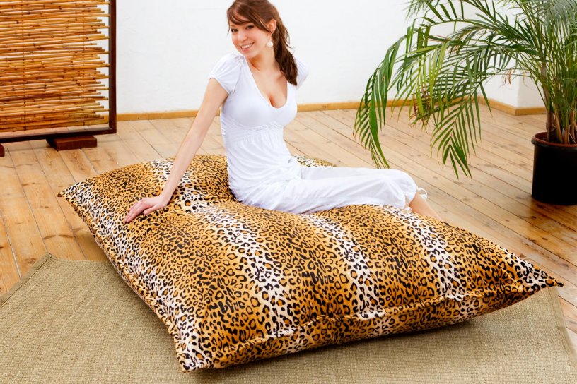 Sitzsack Safari Leopard
