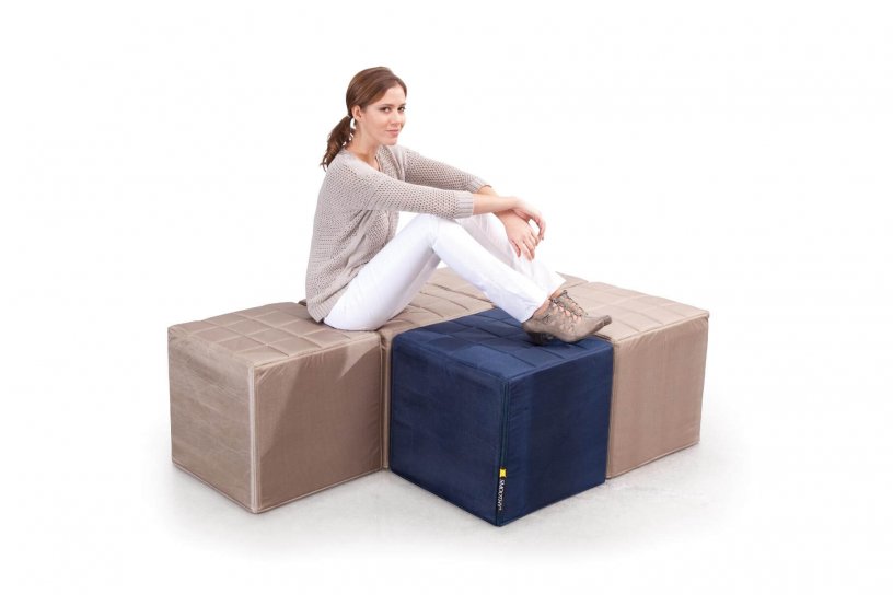 Sitzwürfel Cube Beige