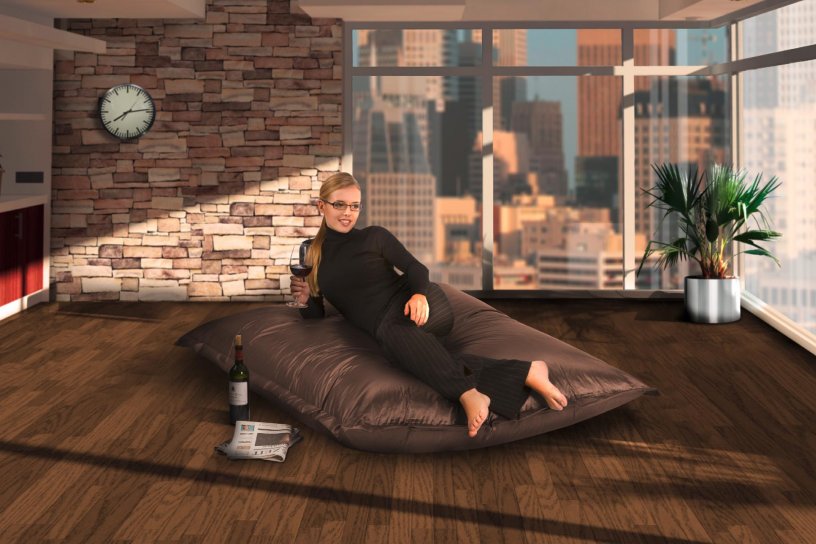 Sitzsack Metallic Bronze