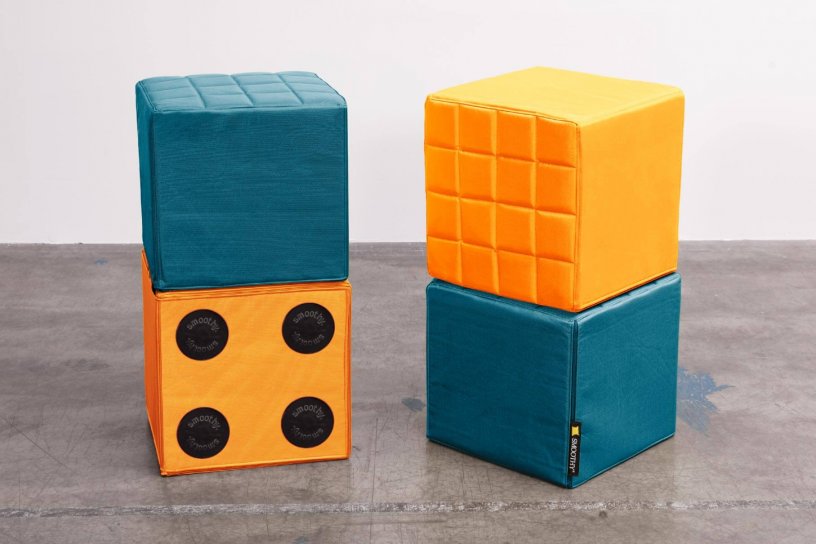 Sitzwürfel Cube Funky-Orange