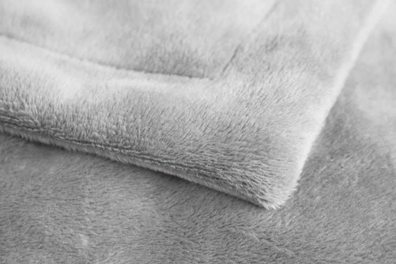 Sitzsack Samt Hellgrau