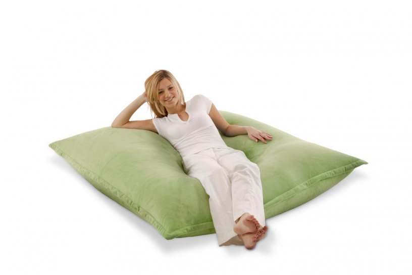 Sitzsack Samt Amazonas-Grün