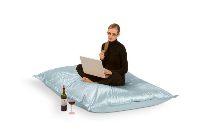 Sitzsack Metallic Aquamarin