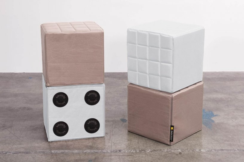 Sitzwürfel Cube Polar-Weiß