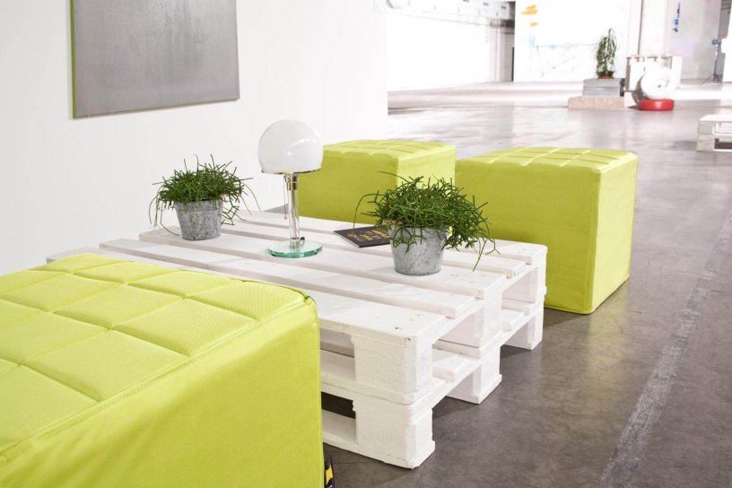 Sitzwürfel Cube Limetten-Grün