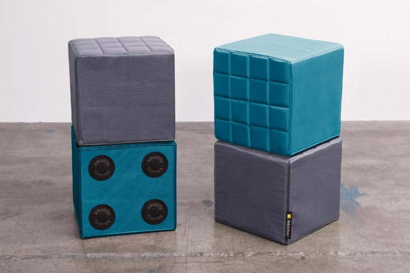 Sitzwürfel Cube Petrol-Blau