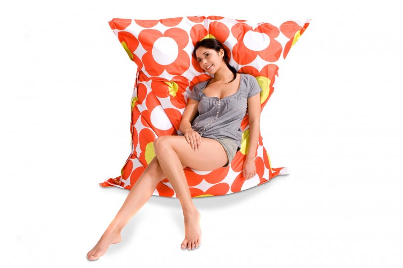 Sitzsack Nightflower Orange-Gelb