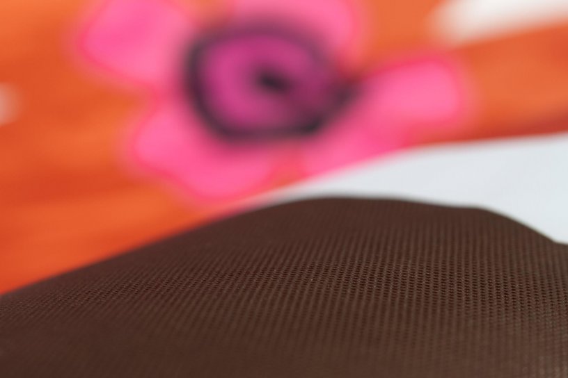 Sitzsack Floralia Braun-Orange