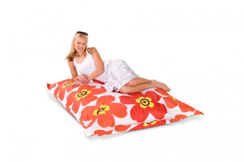 Sitzsack Floralia Orange-Orange