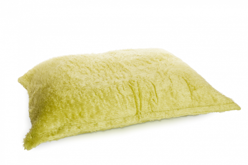 Sitzsack Flokati Limetten-Grün