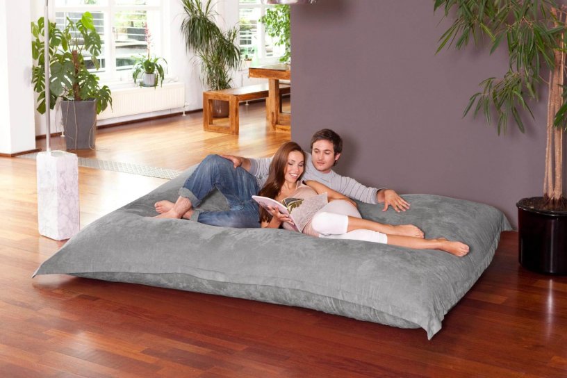 Sitzsack XXXXL Steingrau