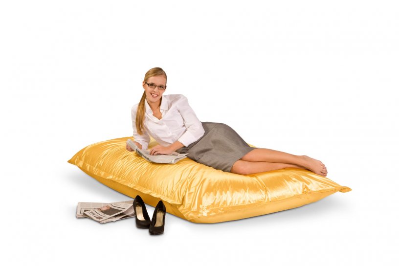 Sitzsack Metallic Gelbgold