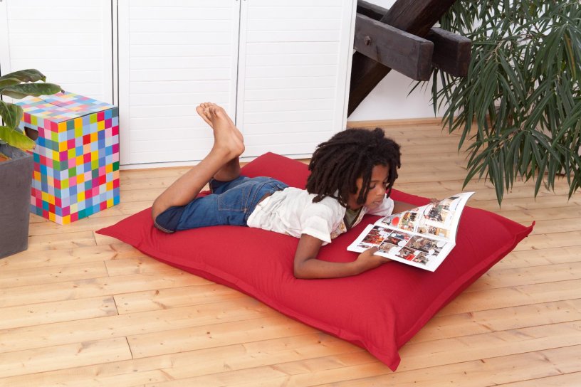 Sitzsack Cotton Junior Feuer-Rot