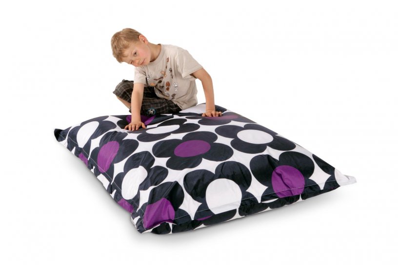 Sitzsack Nightflower Junior Schwarz-Violett