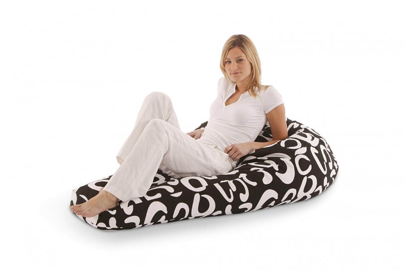 Sitzsack Beany Junior Black and White