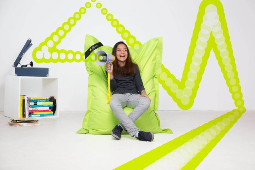 Sitzsack Neon Junior Gelb