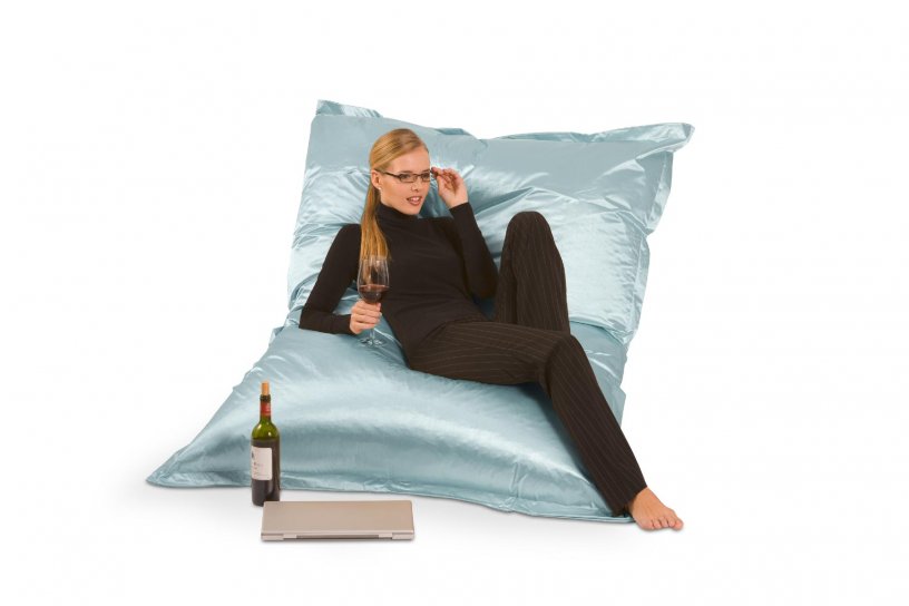 Sitzsack Metallic Aquamarin