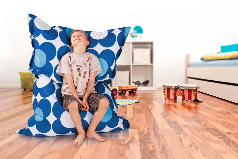 Sitzsack Nightflower Junior Blau-Blau