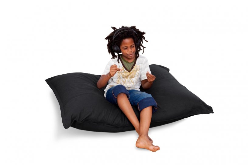 Sitzsack Cotton Junior Mitternachts-Schwarz