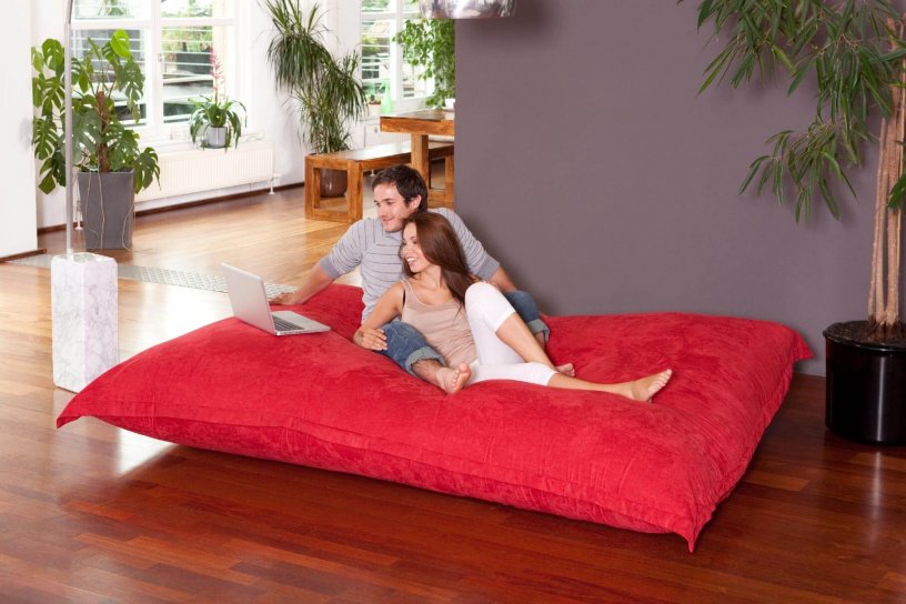 Sitzsack XXXXL Feuer-Rot