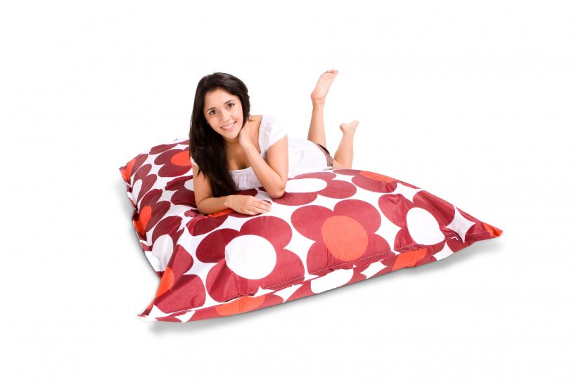 Sitzsack Nightflower Rot-Orange