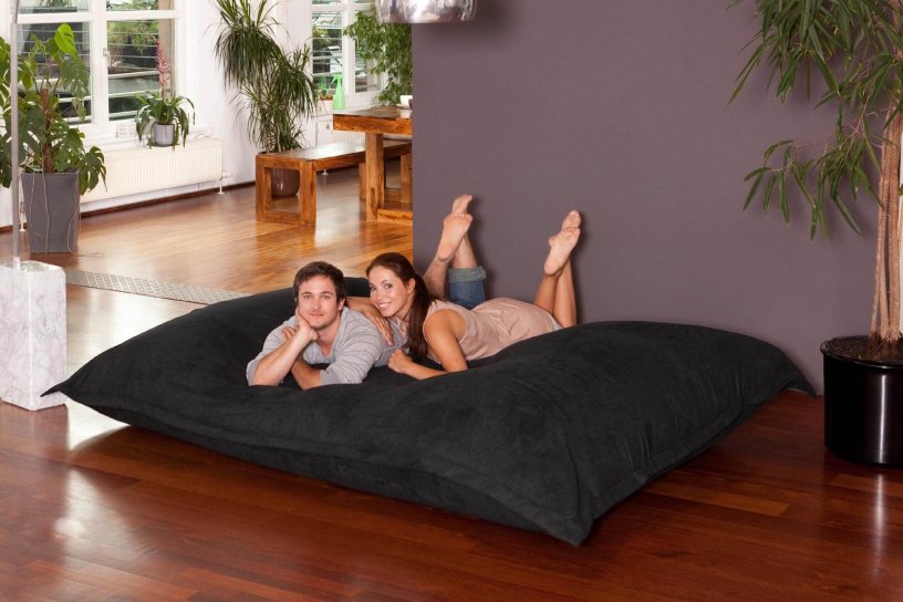 Sitzsack XXXXL Mitternachts-Schwarz