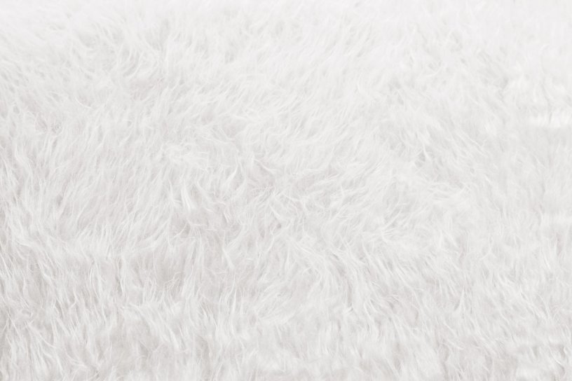 Sitzsack Flokati Polar-Weiß