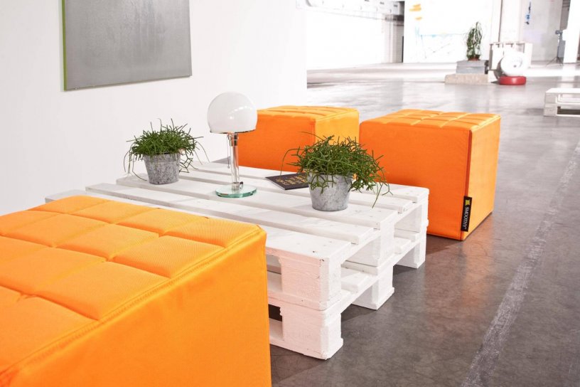 Sitzwürfel Cube Funky-Orange