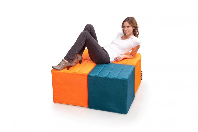 Sitzwürfel Cube Funky-Orange