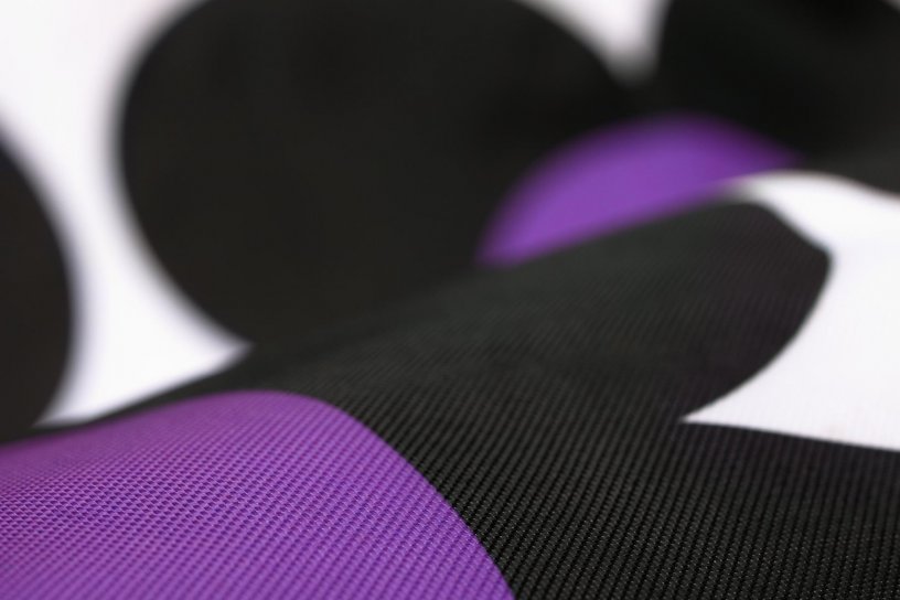 Sitzsack Nightflower Schwarz-Purpur