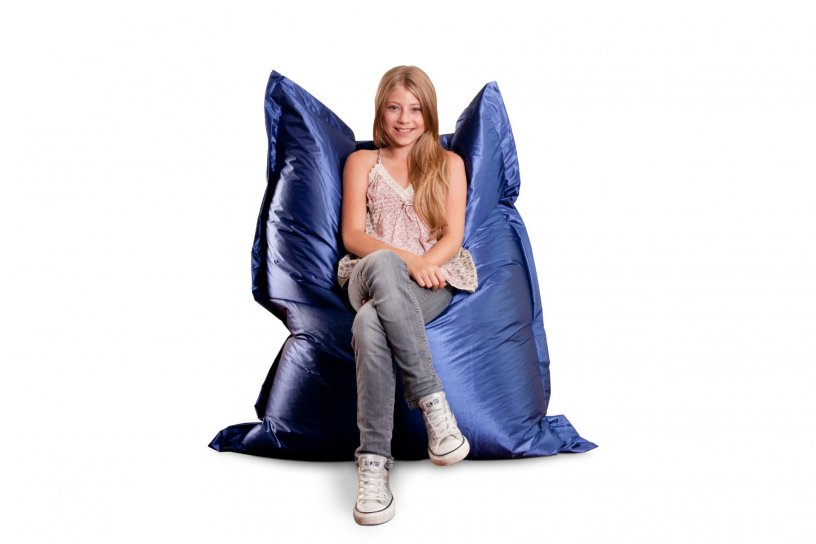 Sitzsack Metallic Junior Saphir