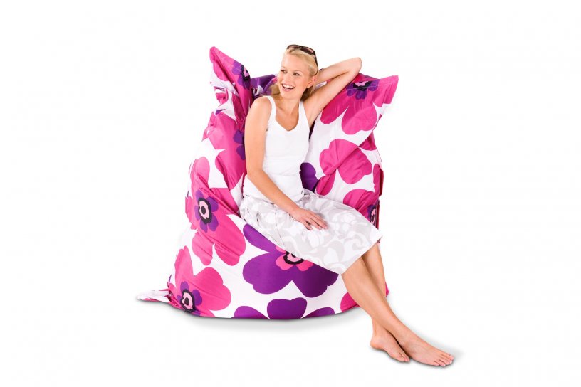 Sitzsack Floralia Pink-Lila