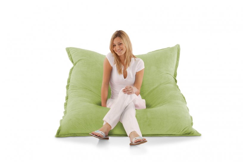 Sitzsack Samt Amazonas-Grün