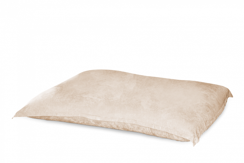 Sitzsack XXXXL Creme-Weiß