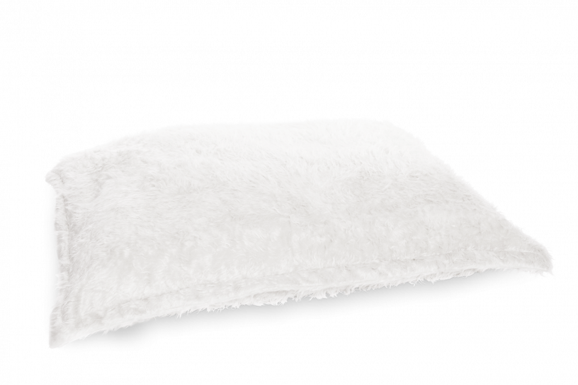 Sitzsack Flokati Polar-Weiß