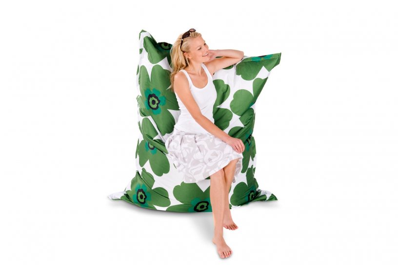 Sitzsack Floralia Grün-Grün