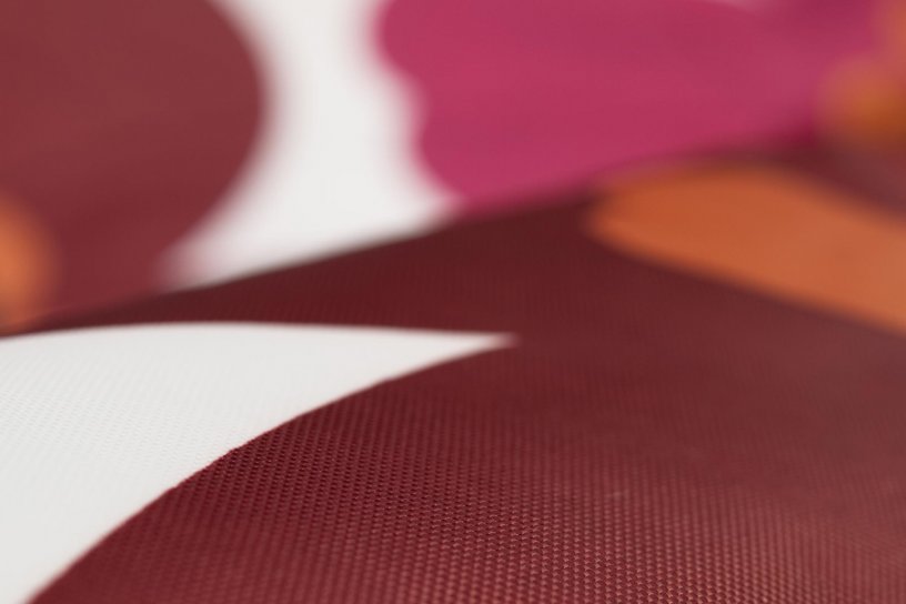 Sitzsack Floralia Braun-Rot