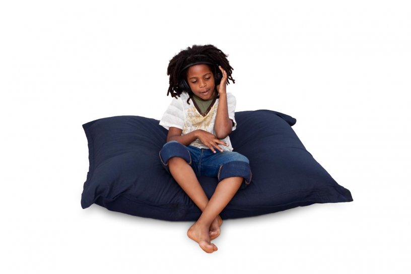 Sitzsack Cotton Junior Indigo-Blau